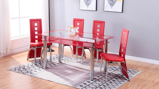 Bryant TABLE & 4 CHAIRS - D318 - Furniture Bros & Mattress (Bolingbrook, IL)