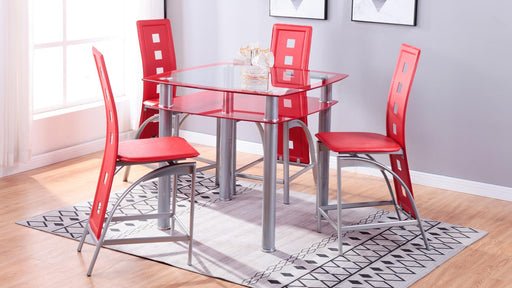 Briar TABLE & 4 CHAIRS - D317 - Furniture Bros & Mattress (Bolingbrook, IL)