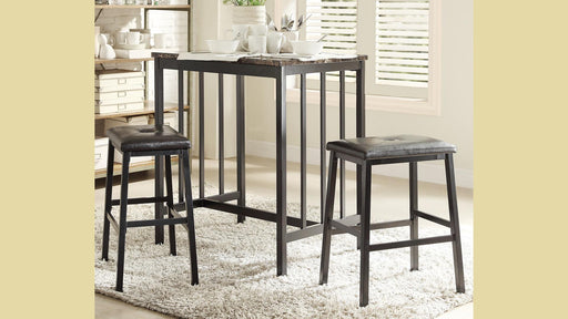 Avalon 3-PC PUB DINING SET - D600 - Furniture Bros & Mattress (Bolingbrook, IL)