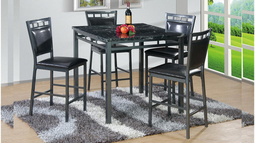 Demi TABLE & 4 CHAIRS - D680 - Furniture Bros & Mattress (Bolingbrook, IL)