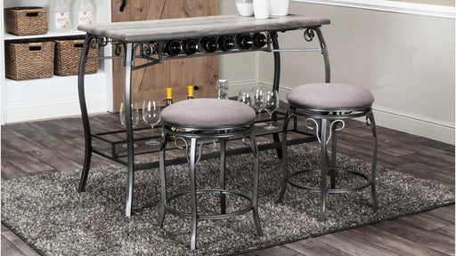 Blossom BAR UNIT & 2 STOOLS - D902 image