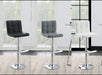 Ariel GRAY LEATHER PU BAR STOOL - ST140-GRY - Furniture Bros & Mattress (Bolingbrook, IL)