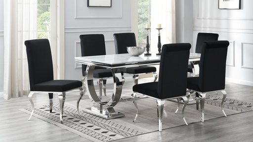 Celine RECTANGULAR DINING TABLE - G-082-WT - Furniture Bros & Mattress (Bolingbrook, IL)