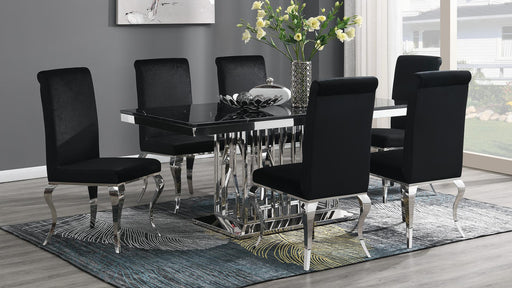 Cameron RECTANGULAR DINING TABLE - G-081-BK - Furniture Bros & Mattress (Bolingbrook, IL)