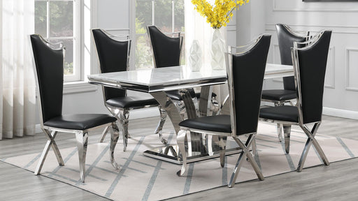 Chelsea RECTANGULAR DINING TABLE - G-083-WT - Furniture Bros & Mattress (Bolingbrook, IL)