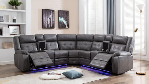 Philip SECTIONAL - U32-GR - Furniture Bros & Mattress (Bolingbrook, IL)