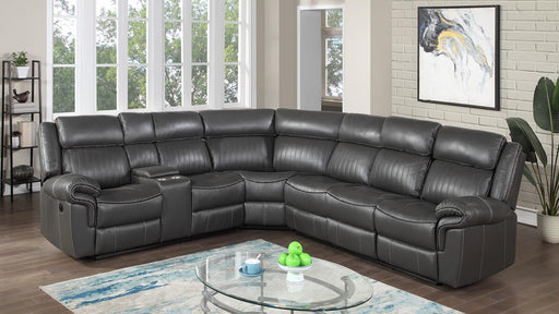 Edward 3 PC SECTIONAL - U21-GRY - Furniture Bros & Mattress (Bolingbrook, IL)