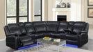 Henry SECTIONAL - U35-BK - Furniture Bros & Mattress (Bolingbrook, IL)