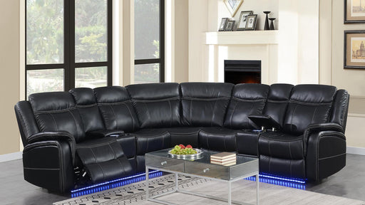 Henry SECTIONAL - U35-BK - Furniture Bros & Mattress (Bolingbrook, IL)
