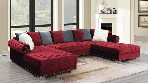 Cleopatra SECTIONAL - U280-BRG - Furniture Bros & Mattress (Bolingbrook, IL)