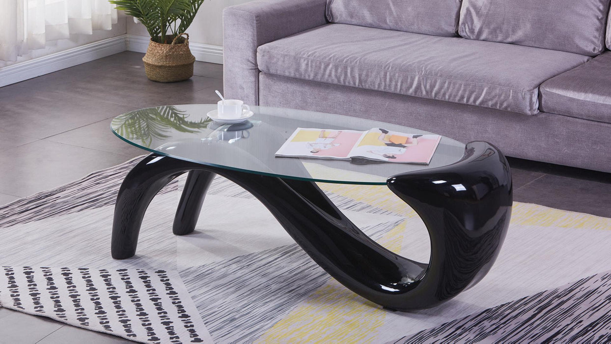Beverly COFFEE TABLE - T321-BK - Furniture Bros & Mattress (Bolingbrook, IL)