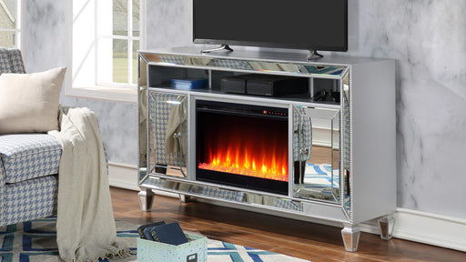 Everett FIRE PLACE TV STAND - W125 - Furniture Bros & Mattress (Bolingbrook, IL)