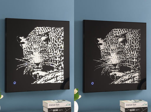 Talia LED WALL ART (LEOPARD) - A2020 - Furniture Bros & Mattress (Bolingbrook, IL)