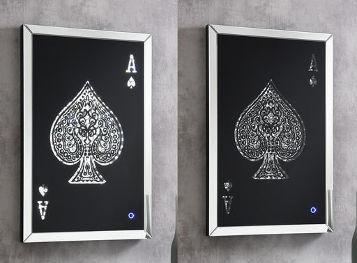 Greyson LED WALL ART (SPADE) - A2030 - Furniture Bros & Mattress (Bolingbrook, IL)