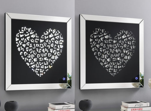 Finnegan LED WALL ART (HEART) - A2025 - Furniture Bros & Mattress (Bolingbrook, IL)