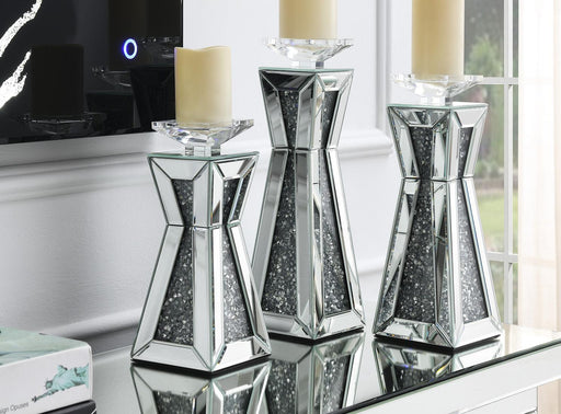 Harrison 3 PIECE CANDLE HOLDER - A4055-3PC - Furniture Bros & Mattress (Bolingbrook, IL)