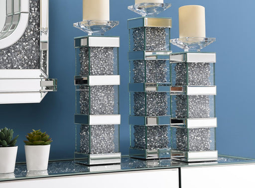 Yvette 3 PIECE CANDLE HOLDER - A4060-3PC - Furniture Bros & Mattress (Bolingbrook, IL)