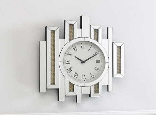 Caden WALL CLOCK - A3215 - Furniture Bros & Mattress (Bolingbrook, IL)