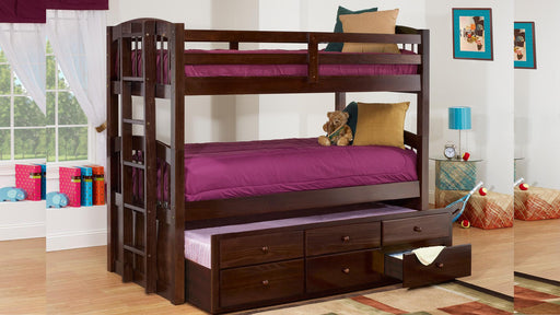 Sabina TRIPLEX BUNK BED - S114 - Furniture Bros & Mattress (Bolingbrook, IL)