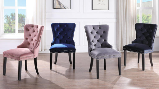 Delaney SIDE CHAIR (2/BOX) - D2083-GY - Furniture Bros & Mattress (Bolingbrook, IL)