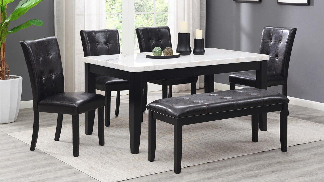 Joanna WHITE MARBLE DINING TABLE - D127-T