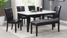 Joanna BLACK BENCH - D127-BN - Furniture Bros & Mattress (Bolingbrook, IL)