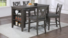 Chiara PUB TABLE & 4 PUB STOOLS - D176 - Furniture Bros & Mattress (Bolingbrook, IL)