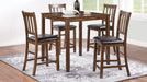 Sophia COUNTER TABLE W/ 4 CHAIRS - D230-5 - Furniture Bros & Mattress (Bolingbrook, IL)