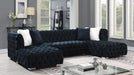 Carlin SECTIONAL - U285-BLK - Furniture Bros & Mattress (Bolingbrook, IL)