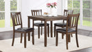Samantha DINING TABLE W/ 4 CHAIRS - D231-5 - Furniture Bros & Mattress (Bolingbrook, IL)