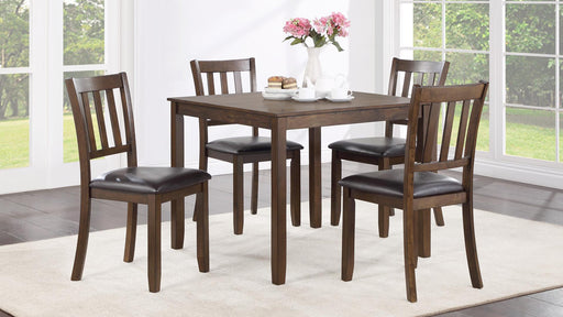 Samantha DINING TABLE W/ 4 CHAIRS - D231-5 - Furniture Bros & Mattress (Bolingbrook, IL)