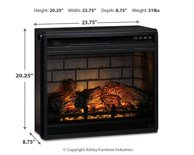 Wildenauer 76" TV Stand with Electric Fireplace - Furniture Bros & Mattress (Bolingbrook, IL)