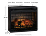 Wildenauer 76" TV Stand with Electric Fireplace - Furniture Bros & Mattress (Bolingbrook, IL)