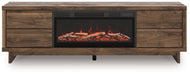 Zadilyn 72" TV Stand with Electric Fireplace - Furniture Bros & Mattress (Bolingbrook, IL)