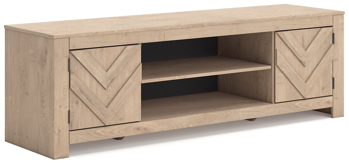 Cayboni 71" TV Stand with Electric Fireplace - Furniture Bros & Mattress (Bolingbrook, IL)
