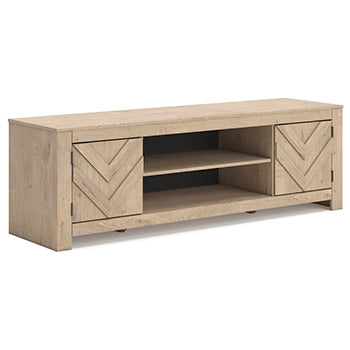 Cayboni 71" TV Stand with Electric Fireplace - Furniture Bros & Mattress (Bolingbrook, IL)