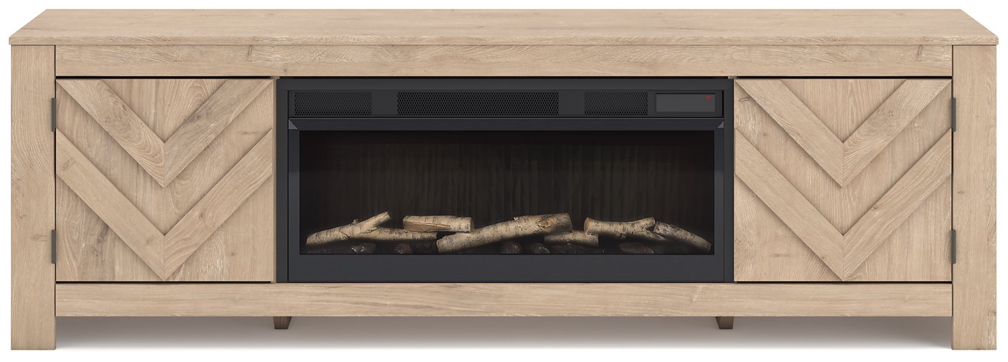 Cayboni 71" TV Stand with Electric Fireplace - Furniture Bros & Mattress (Bolingbrook, IL)