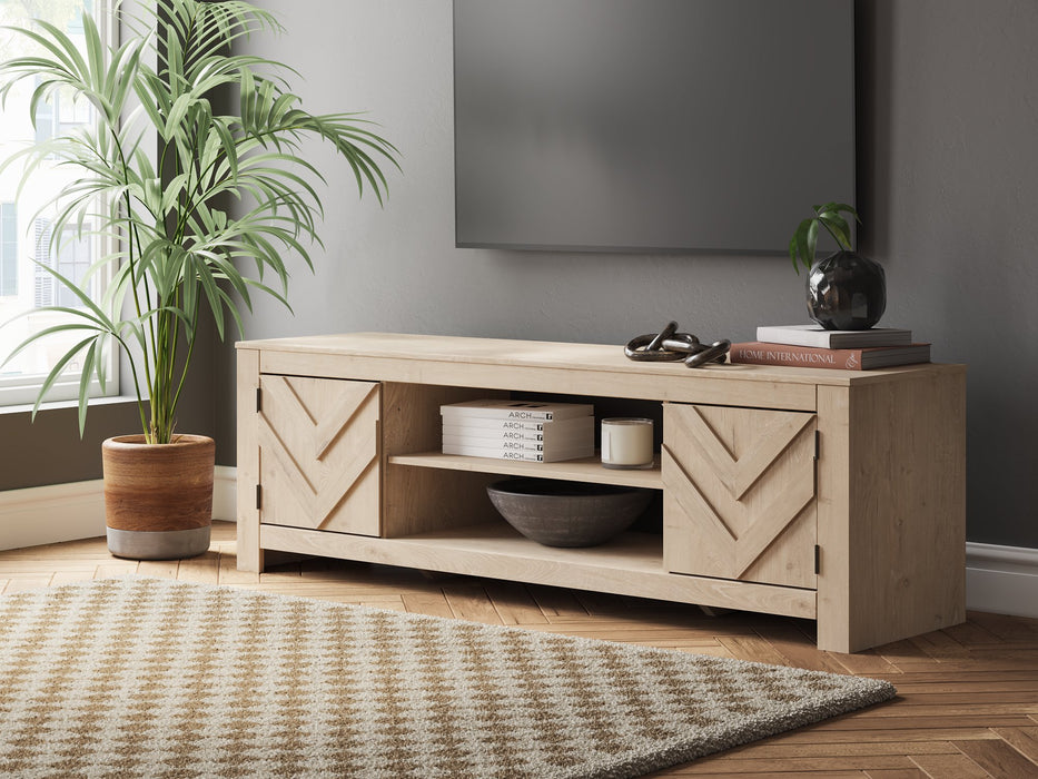 Cayboni 71" TV Stand with Electric Fireplace - Furniture Bros & Mattress (Bolingbrook, IL)