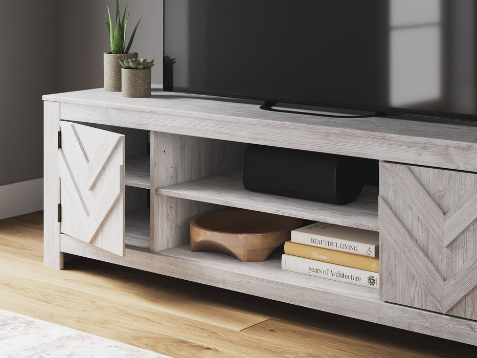 Cayboni 71" TV Stand with Electric Fireplace - Furniture Bros & Mattress (Bolingbrook, IL)