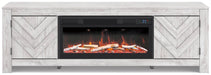 Cayboni 71" TV Stand with Electric Fireplace - Furniture Bros & Mattress (Bolingbrook, IL)