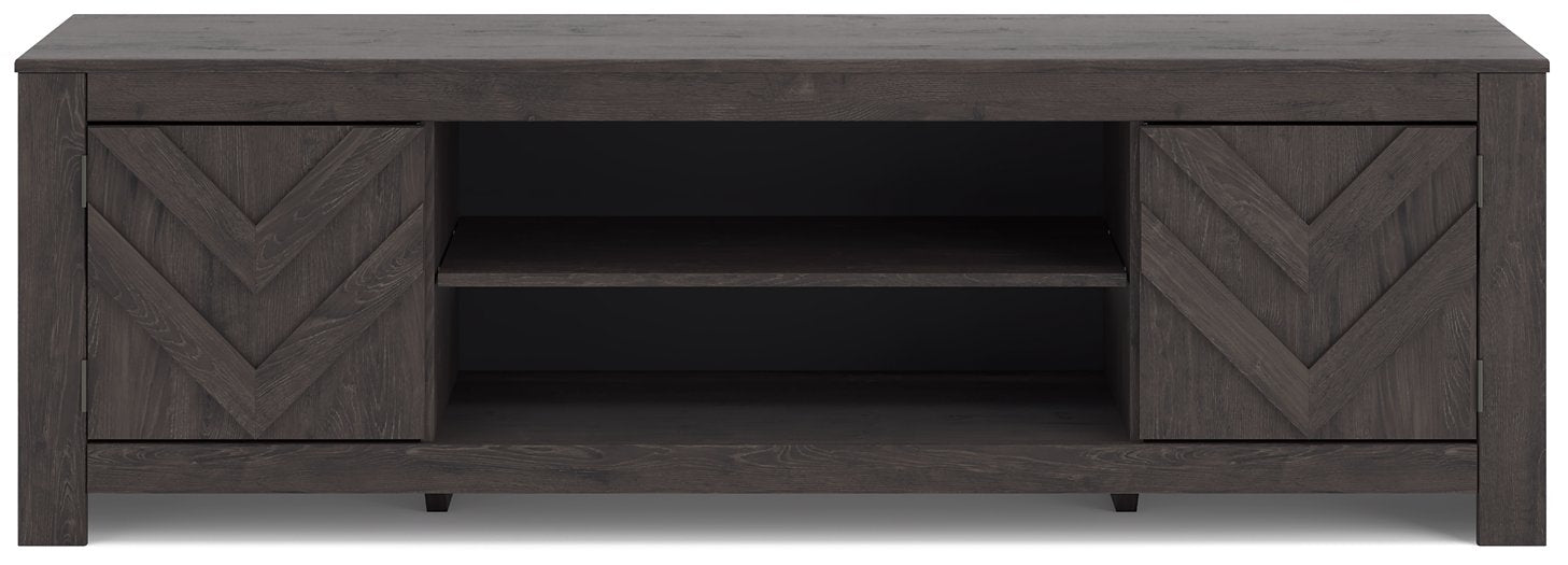 Cayboni 71" TV Stand with Electric Fireplace - Furniture Bros & Mattress (Bolingbrook, IL)