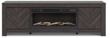 Cayboni 71" TV Stand with Electric Fireplace - Furniture Bros & Mattress (Bolingbrook, IL)