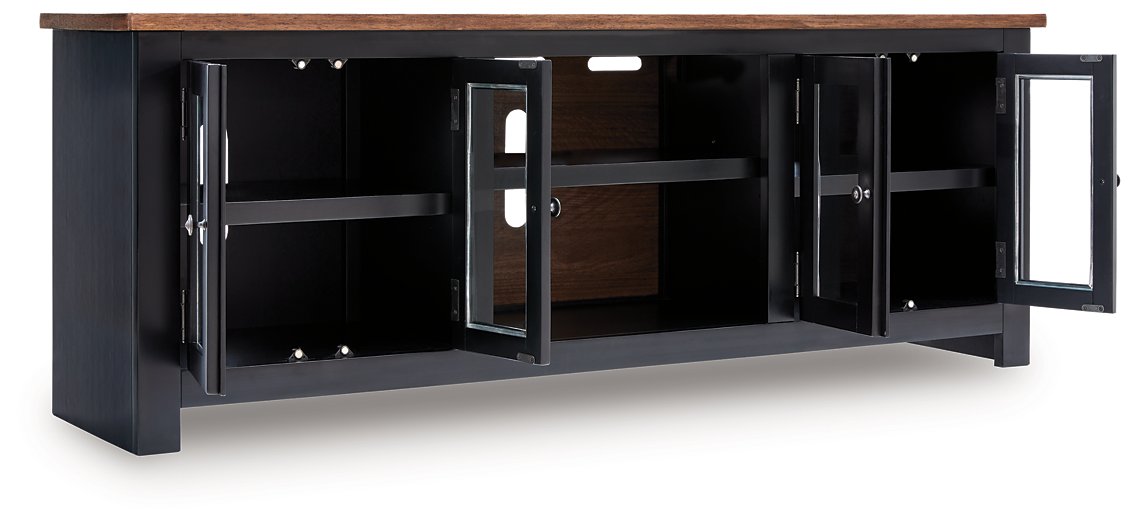 Wildenauer 76" TV Stand with Electric Fireplace - Furniture Bros & Mattress (Bolingbrook, IL)