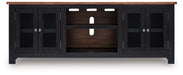 Wildenauer 76" TV Stand with Electric Fireplace - Furniture Bros & Mattress (Bolingbrook, IL)