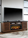 Kallari 84" TV Stand with Electric Fireplace - Furniture Bros & Mattress (Bolingbrook, IL)
