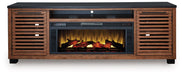 Kallari 84" TV Stand with Electric Fireplace - Furniture Bros & Mattress (Bolingbrook, IL)