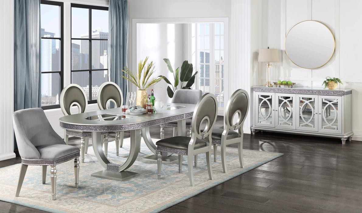 Christina ROUND BACK SIDE CHAIR (2/BOX) - D107-SC