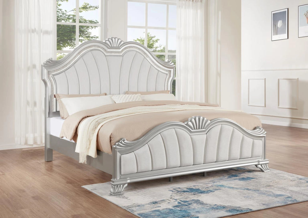 Silver Queen Bed