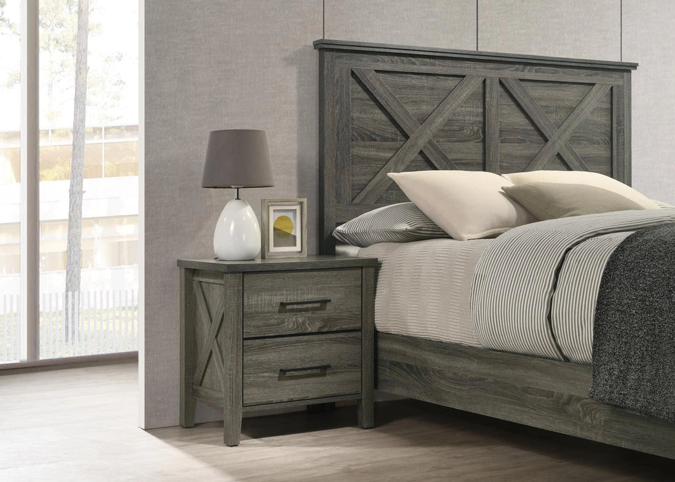 B522 Rustic Gray Stand